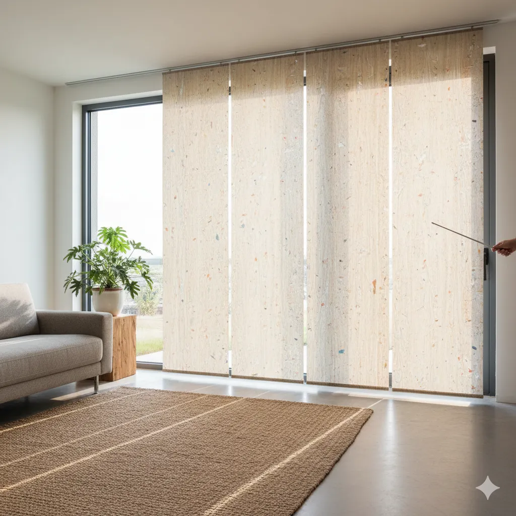 Sustainable Panel Blinds